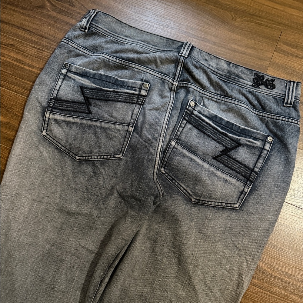 Y2K Stylish Gray Baggy Jeans for Men